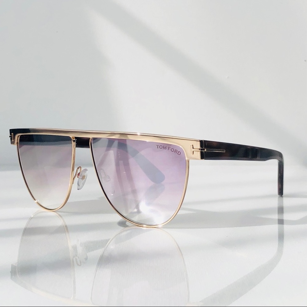 New Tom Ford Stephanie-02 Aviator Sunglasses - Picture 5 of 16